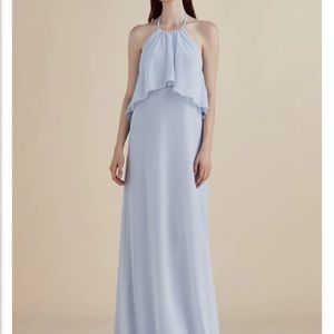 Nouvelle Amsale Cait Chiffon bridesmaid dress size large